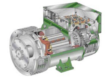 盈江发电机内部结构图